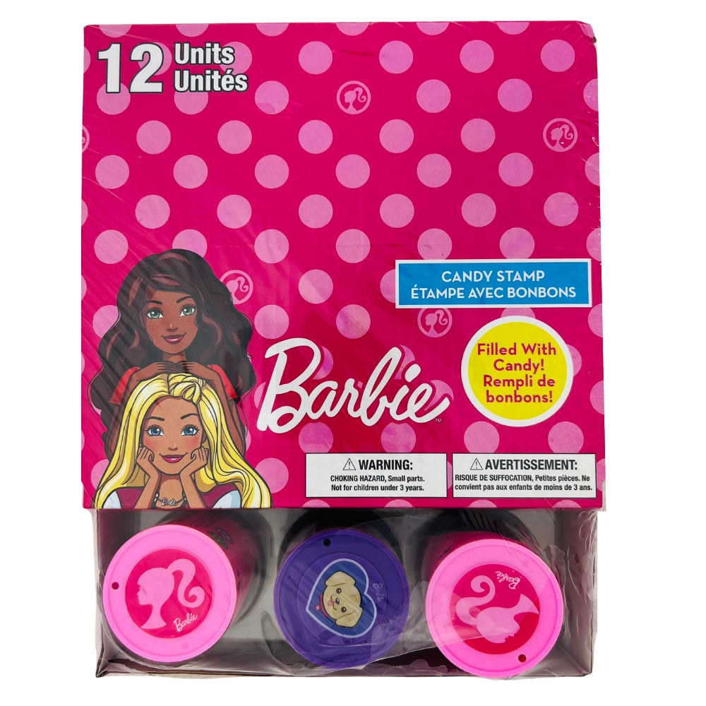 Barbie Stamp with Candy 6g - 12 Pack