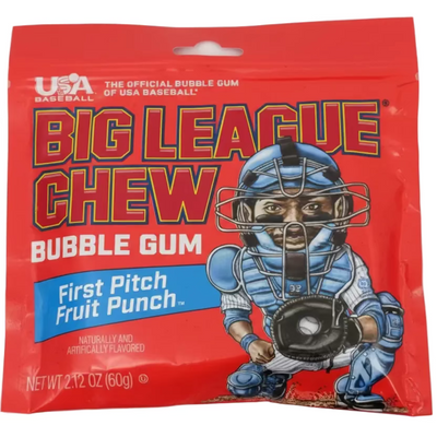 Big League Chew Fruit Punch Pouch 2.12oz