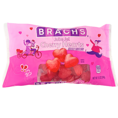Brach's Valentine's Cherry Hearts Jube Jel 12oz - 1 Bag
