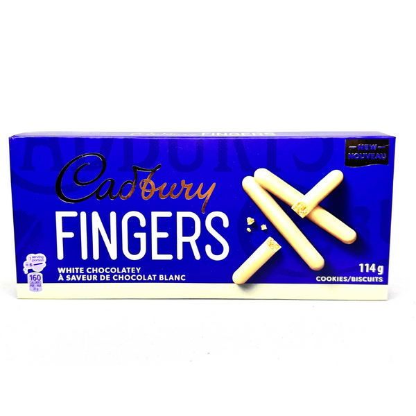 Cadbury Fingers White Chocolate 114g - 12 Pack