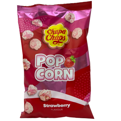 Chupa Chups Popcorn Strawberry 90g (UK)
