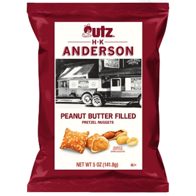 HK Anderson Peanut Butter Filled Pretzel Nuggets 5oz - 12 Pack