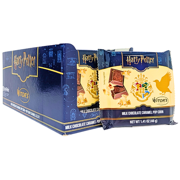 Harry Potter Milk Chocolate Caramel Popcorn Bar 1.41oz - 24 Pack