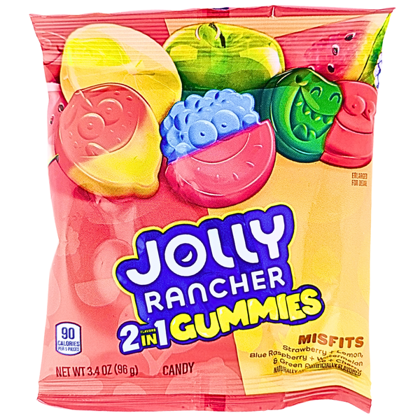 Jolly Rancher Misfits Gummies Candy 96g - 12 Pack