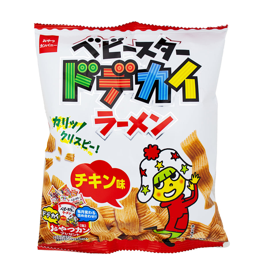 Oyatsu Babystar Dodekai Chicken Ramen Snack 68g - 12 Pack