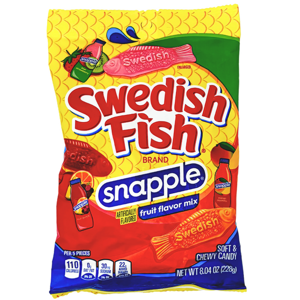 Swedish Fish Snapple - 8.04oz - 12 Pack
