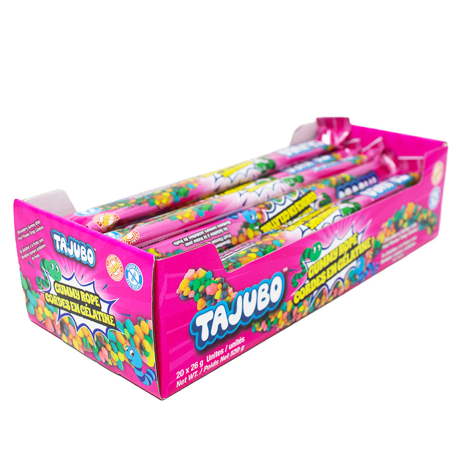 Tajubo Gummy Rope Strawberry - 20 Pack