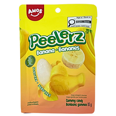 Amos Peelerz Gummy Banana 3oz - 14 Pack