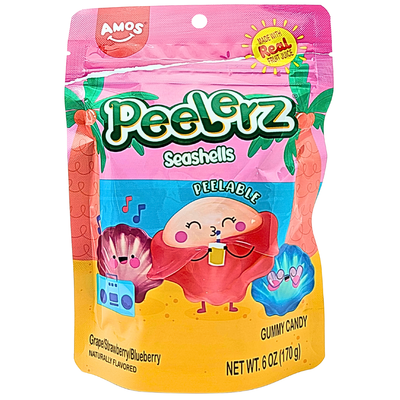 Amos Peelerz Seashells 6oz - 12 Pack