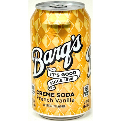 Barq's French Vanilla Creme Soda 355mL - 12 Can