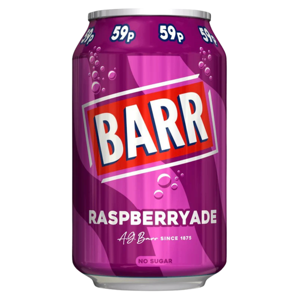 Barr Raspberryade 330mL (UK) - 24 Pack