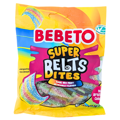 Bebeto Super Belts Bites 4oz - 12 Pack