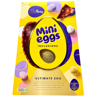 Cadbury Mini Eggs Inclusions Ultimate Egg 380g (UK) - 1 Box