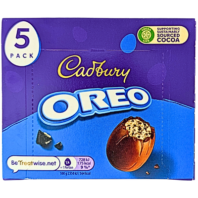 Cadbury Oreo Chocolate Eggs 5PK 155g (UK) - 1 Pack