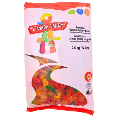 CCC Assorted Gummi Grizzly Bears - 2.5kg