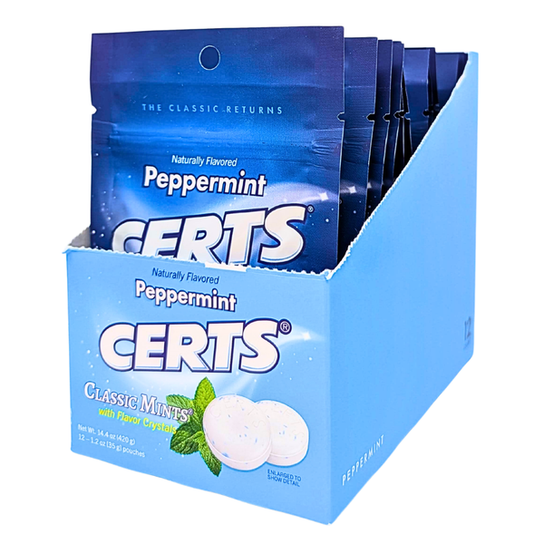 Certs Peppermint Mints 34g - 12 Pack