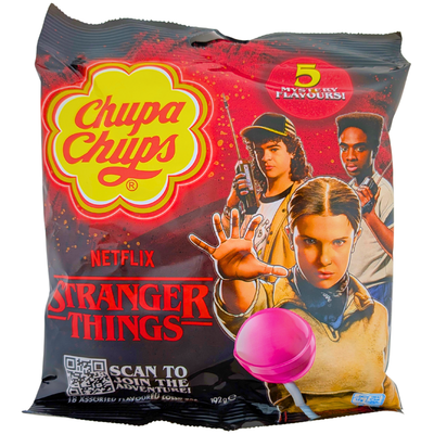 Chupa Chups Stranger Things 5 Flavours 192g - 10 Pack