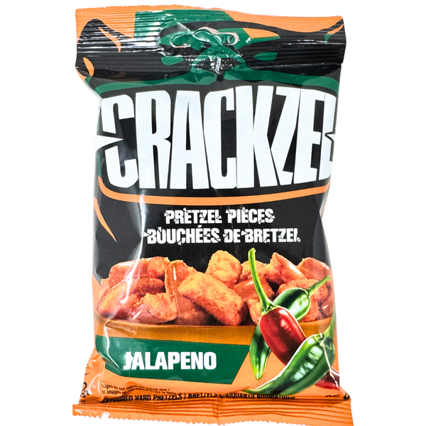 Crackzel Jalapeno Pretzel Pieces 85g - 24 Pack