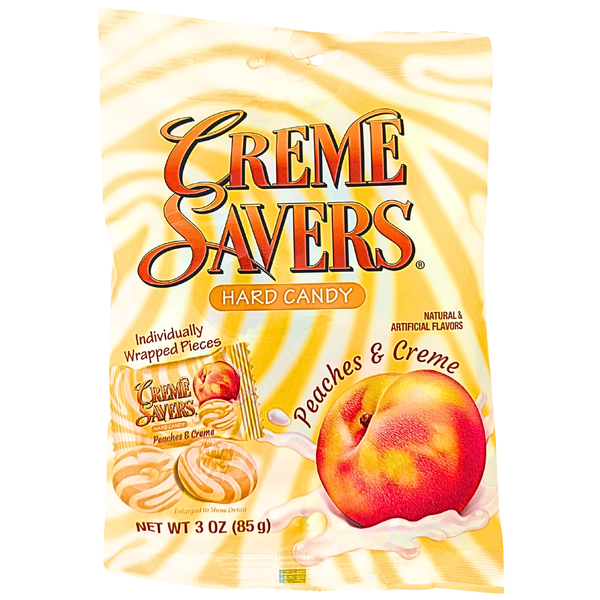Creme Savers Peaches and Creme 3oz - 12 Pack