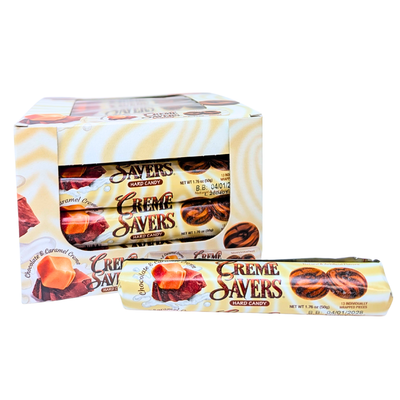 Creme Savers Rolls Chocolate & Caramel 1.76oz - 24 Pack