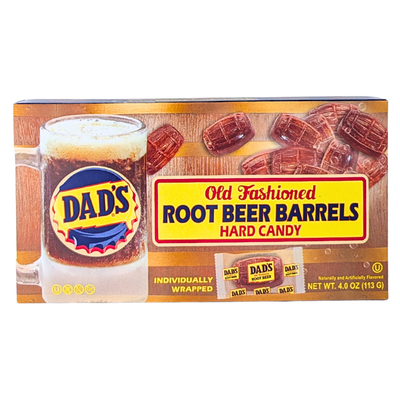 Dad's Root Beer Barrels Hard Candy Theater Box 4oz - 12 Pack