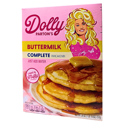 Dolly Parton Buttermilk Pancake Mix 26oz - 12 Pack