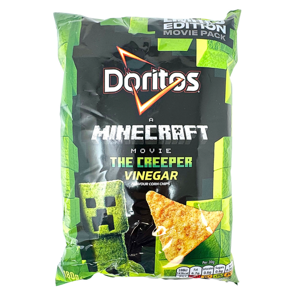 Doritos Minecraft The Creeper Vinegar Chips 180g (UK) - 12 Pack