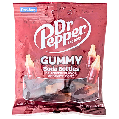 Dr Pepper Gummy Soda Bottles 4.5oz - 12 Pack