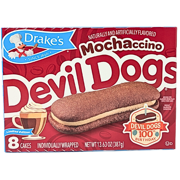 Drake's Mochaccino Devil Dogs 387g (8 Cakes) - 1 Pack