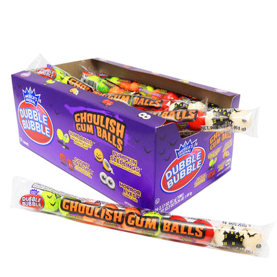Dubble Bubble Ghoulish Balls 10 Balls - 24 Pack
