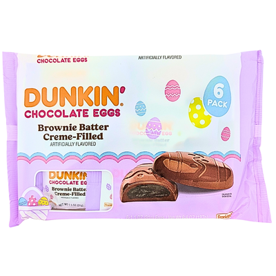 Dunkin' Brownie Batter Crème-filled Egg 6pk 6.6oz - 1 Bag