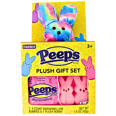 Easter Peeps Colourful Plush Bunny Gift Set 1.5oz - 6 pack
