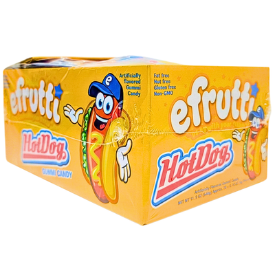 efrutti Gummi Hot Dog - 60 Pack