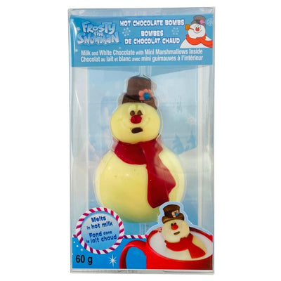 Frosty The Snowman Hot Chocolate Bomb - 60g - Hot chocolate bomb - Winter treats - Holiday beverages - Festive drinks - Christmas hot chocolate - Marshmallow hot cocoa - Snowman-themed treats - Seasonal beverages - Cocoa bombs - Winter dessertsFrosty The Snowman Hot Chocolate Bomb - 60g - Hot chocolate bomb - Winter treats - Holiday beverages - Festive drinks - Christmas hot chocolate - Marshmallow hot cocoa - Snowman-themed treats - Seasonal beverages - Cocoa bombs - Winter desserts