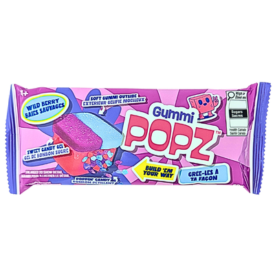 Gummi Popz Wild Berry 52g - 12 Pack