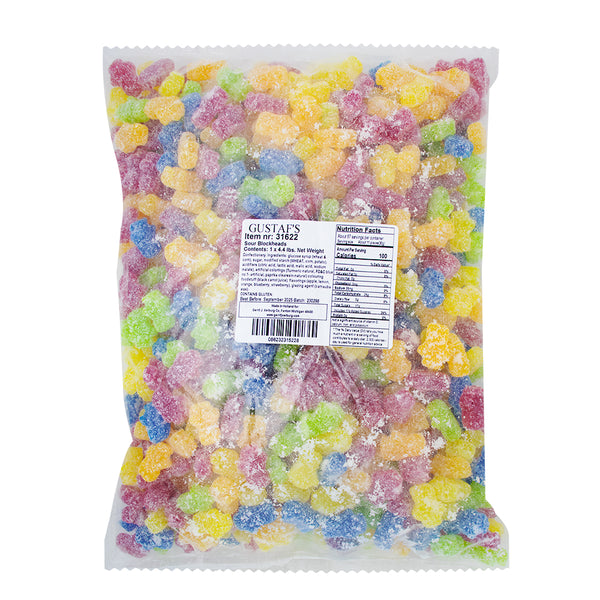 Gustaf's Sour Blockheads - Bulk Candy - 2kg - 1 Bag