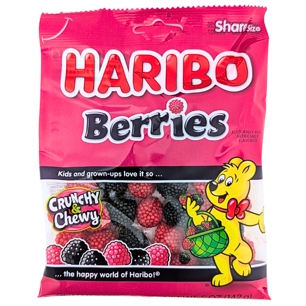 Haribo Berries Gummi Candy - 12 Pack