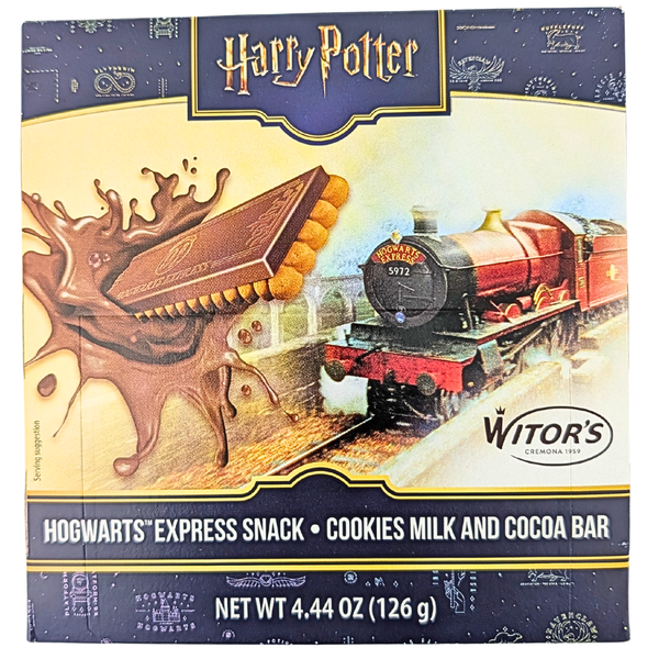 Harry Potter Hogwarts Express Snack Cookies Milk and Cocoa Bar 4.44oz - 12 Pack