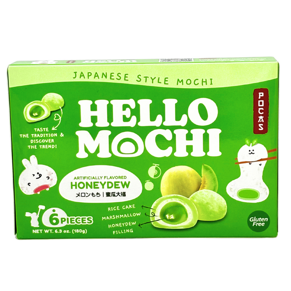 Hello Mochi Honeydew - 6.3oz - 12 Pack