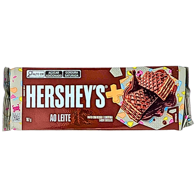 Hershey's Milk Chocolate Wafer 102g (Brazil) - 48 Pack