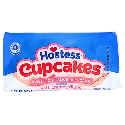 Hostess Cupcakes Frosted Strawberry Cake 3.17oz - 6 Pack