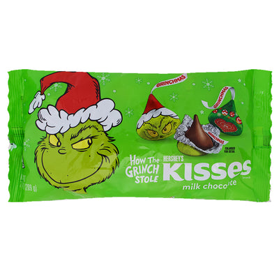 Hershey's Kisses Grinch - 7oz - 12 Pack