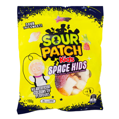 Sour Patch Kids Space (Aus) 190g - 20 Pack - Australian Candy - Sour Candy - Candy Store - Sour Patch Kids - Sour Patch Kids Space Kids