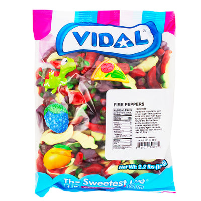 Vidal Fire Peppers 2.2lb - 1 Bag Nutrition Facts Ingredients