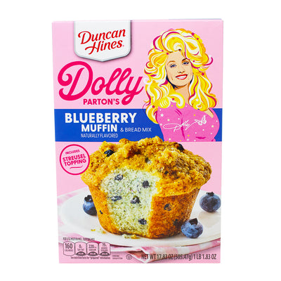 Dolly Parton Blueberry Muffin Mix 17.83oz - 6 Pack