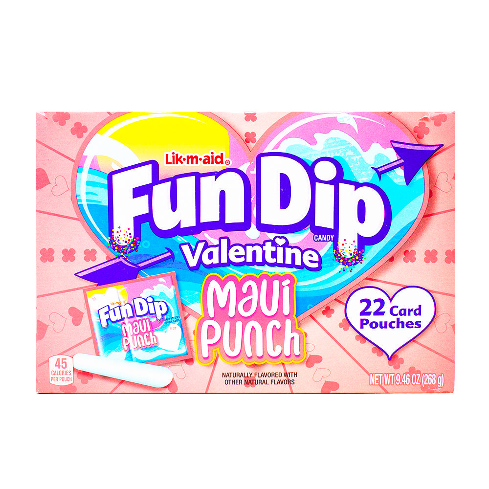 Fun Dip Lik-m-aid Maui Punch - 22 Pack   –