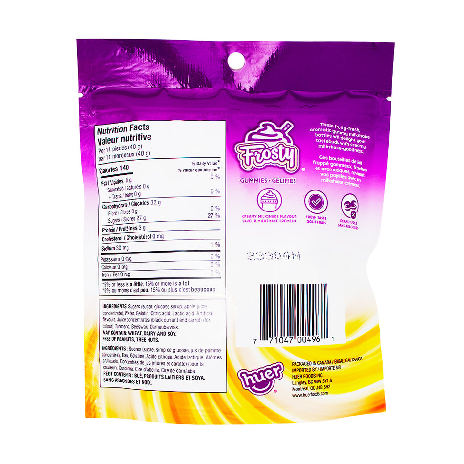 Huer Mango Frosty 150g - 12 Pack  Nutrition Facts Ingredients