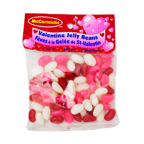 McCormick's Valentine Jelly Beans 125g - 12 Pack - McCormick's Candy - Canadian Candy - Jelly Beans - Valentine's Day - Wholesale Candy - Candy Store