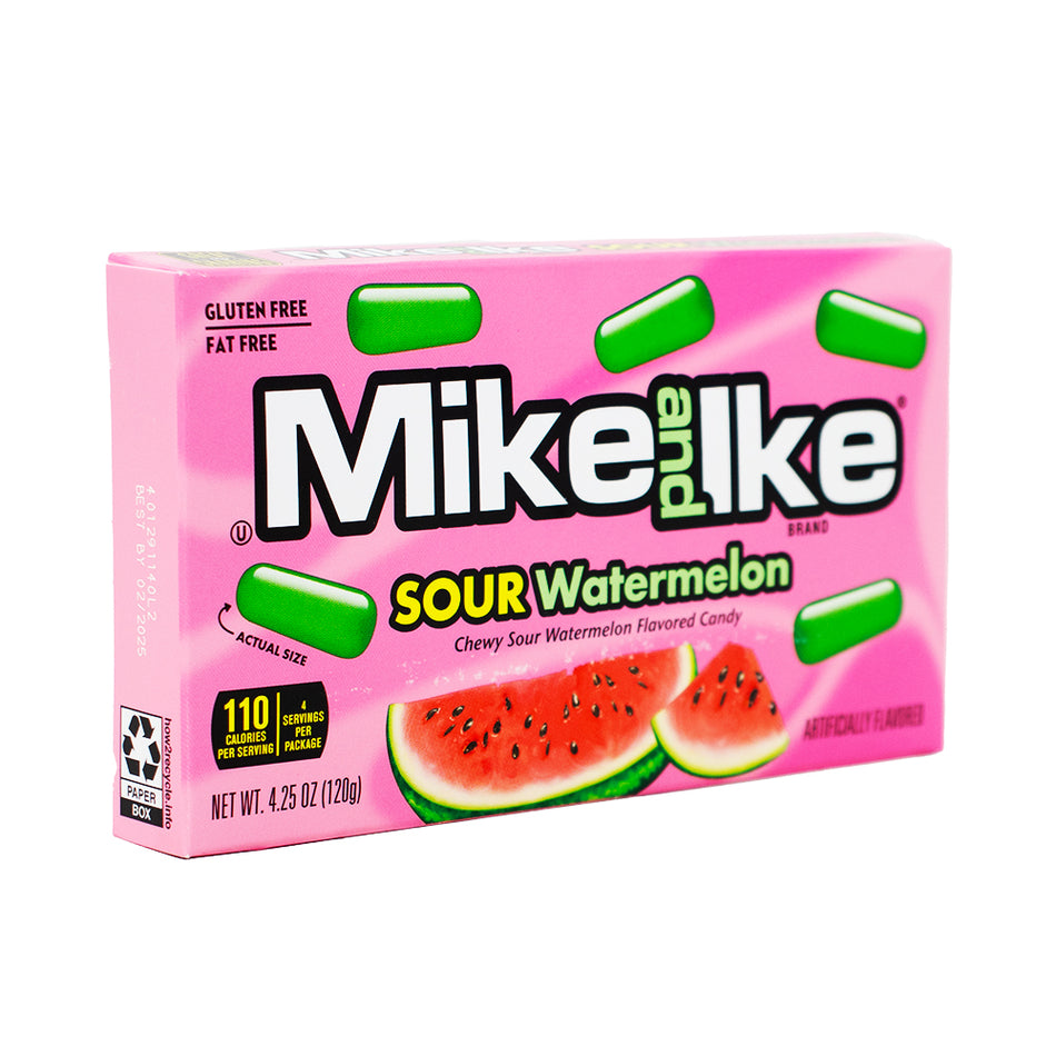 Mike and Ike Sour Watermelon 120g - 12 Pack