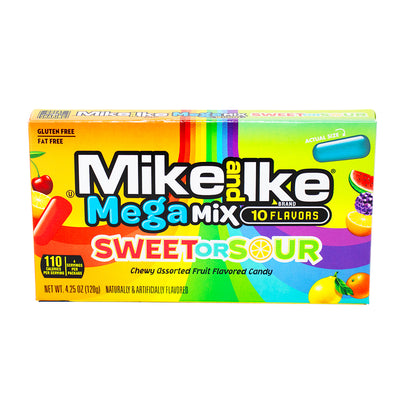 Mike and Ike Mega Mix Sweet or Sour 4.25oz - 12 Pack